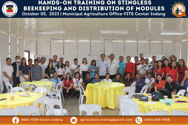 “Hands-on Training on Stingless Beekeeping cum Distribution of Stingless Bee Modules through the National Urban and Peri-Urban Agriculture Program”