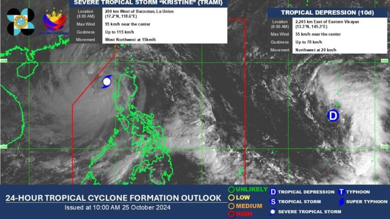 TYPHOON KRISTINE UPDATE: OCTOBER 25, 2024