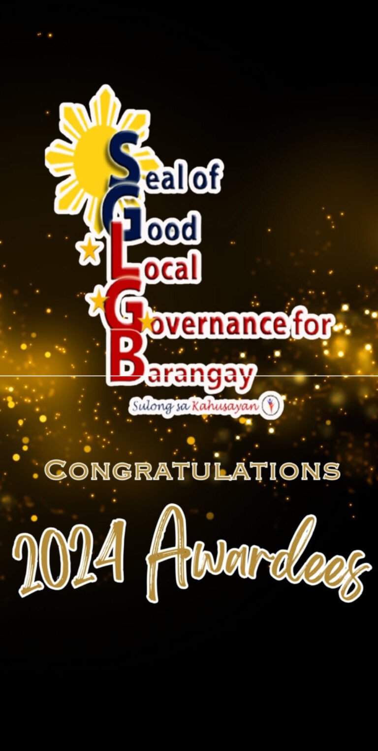 Congratulations po sa ating mga Brgy. Awardees!